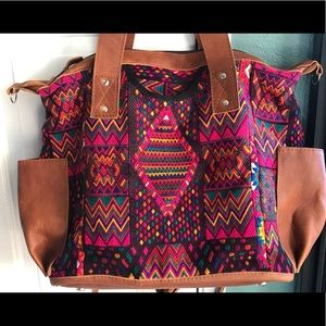 Nena & Co. Multicolor Patterned Shoulder Bag